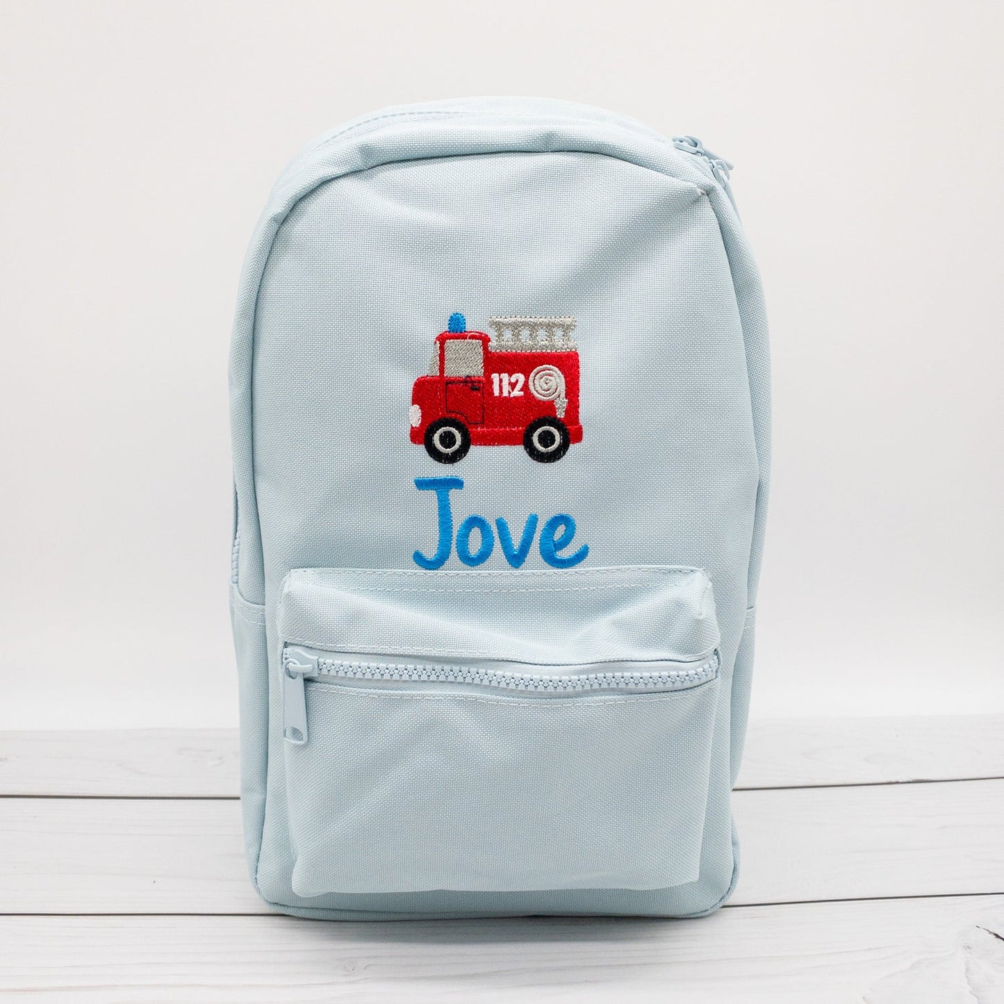 Personalisierter Kinderrucksack Feuerwehr