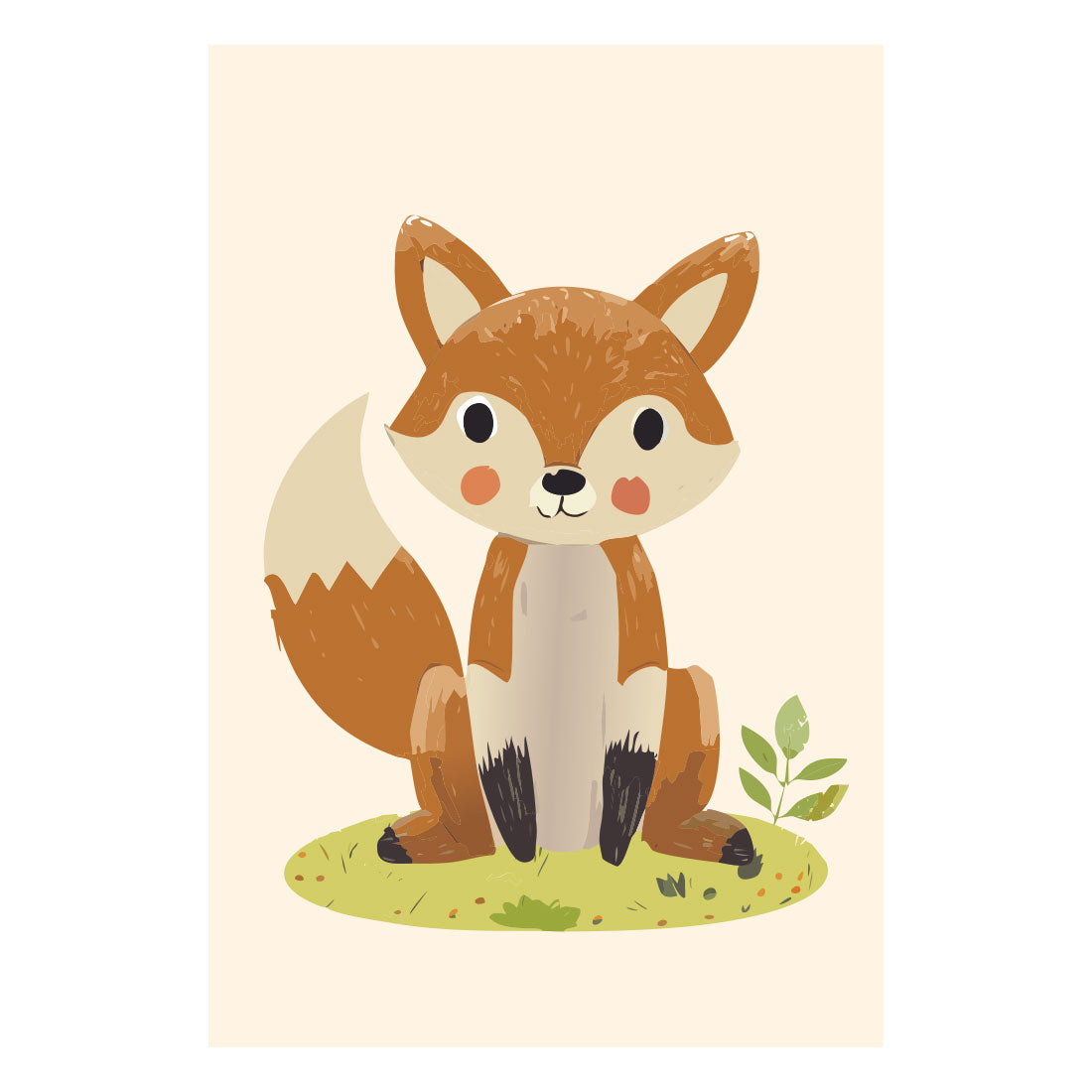Personalisierbares Wald-Abenteuer 3er Poster-Set