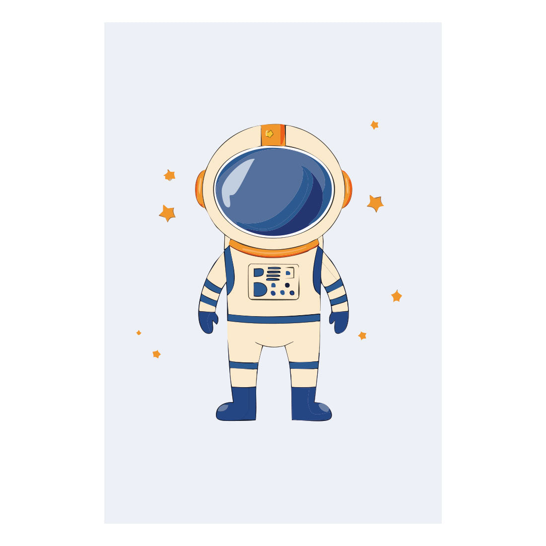 Personalisierbares Weltraum-Abenteuer 3er Poster-Set