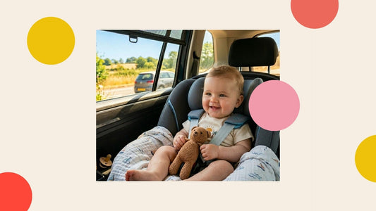 Baby schwitzt im Autositz – So verhinderst du Hitzestau & schaffst angenehme Fahrten