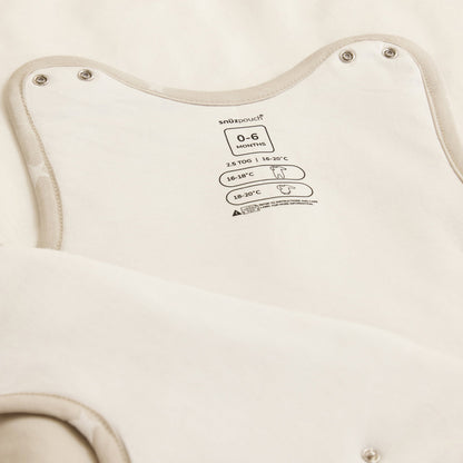 SnüzPouch Babyschlafsack 2,5 TOG – Sand Cloud & Cashmere Cross