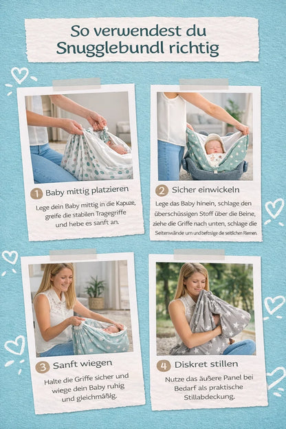 Snugglebundl – Der Lieblingshelfer für entspannte Babymomente