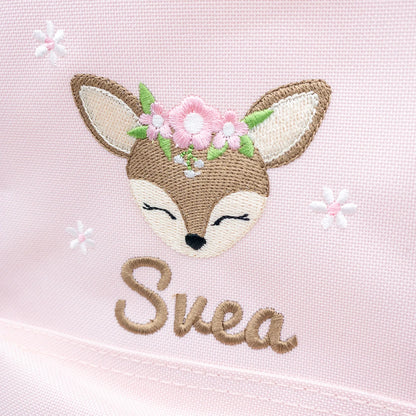 Personalisierter Kinderrucksack Reh