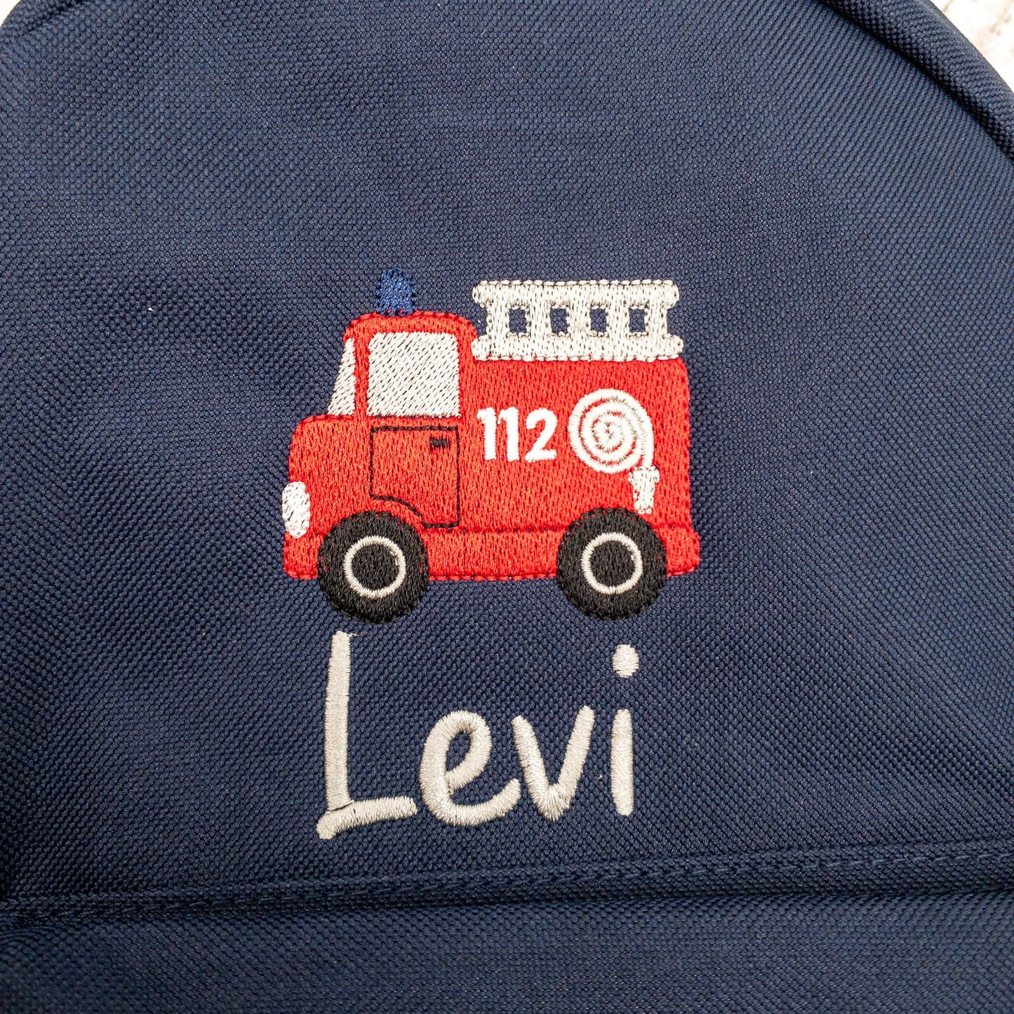 Personalisierter Kinderrucksack Feuerwehr
