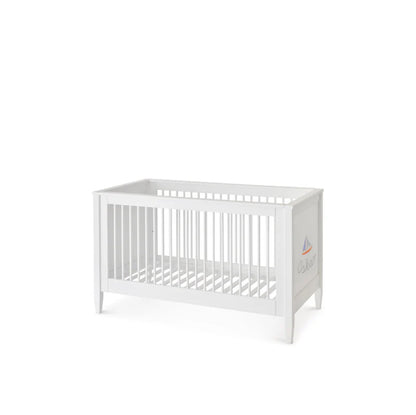 Babybett handbemalt - Isle of Dogs Design