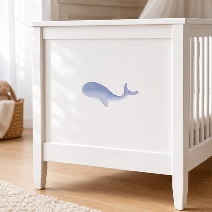 Babybett handbemalt - Isle of Dogs Design