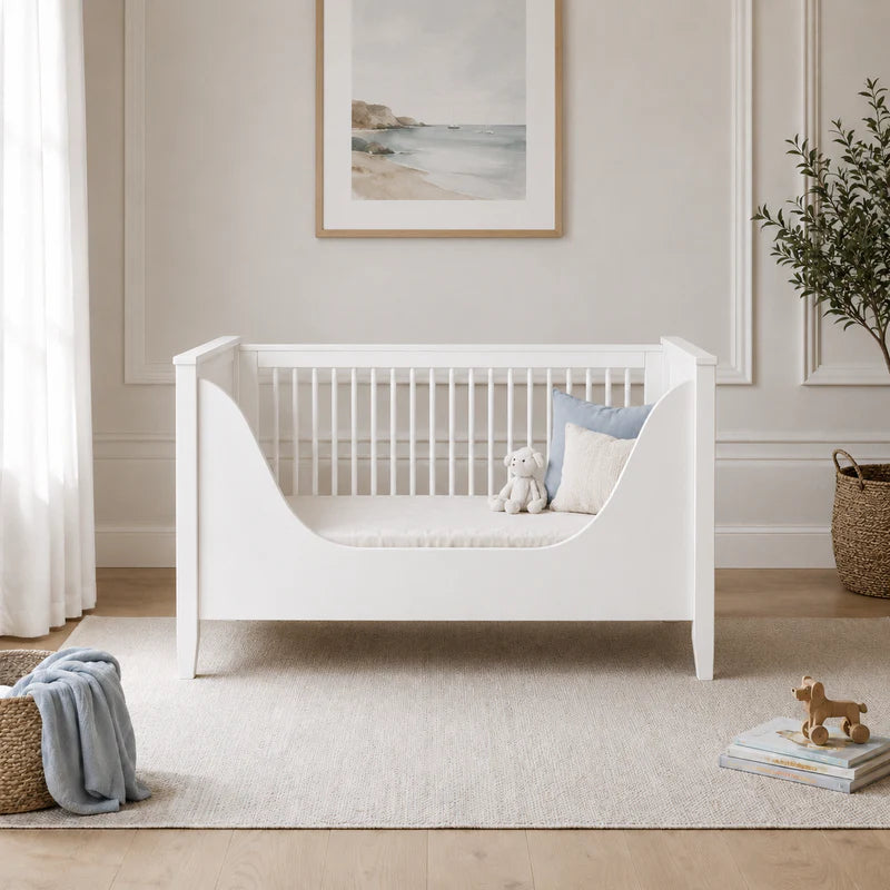 Babybett handbemalt - Isle of Dogs Design