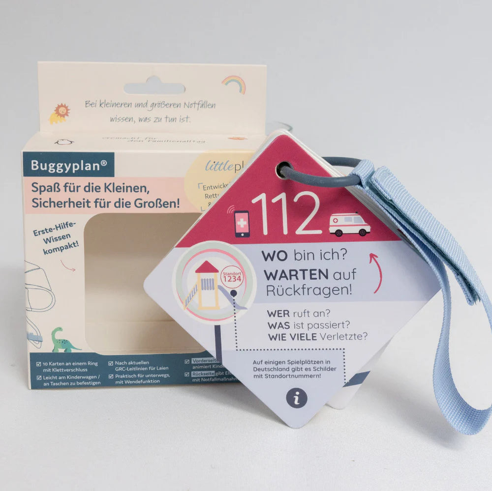 Buggyplan® & Erste Hilfe Themenkarten Set – 2 Produkte im Vorteilspaket