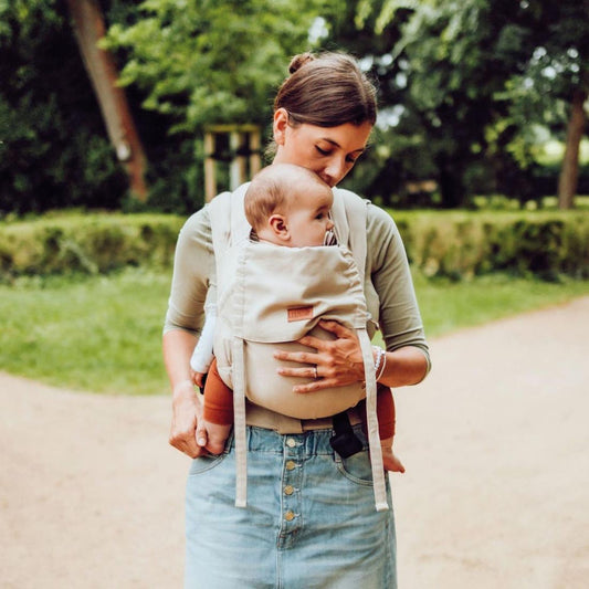 LELIBA ZACK Babytrage – ergonomische Fullbuckle Babytrage aus Bio-Baumwolle | mitwachsend
