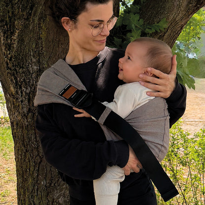 LELIBA Hopper – Hüftsitz Babytrage aus Bio-Baumwolle ab Sitzalter bis 20 kg