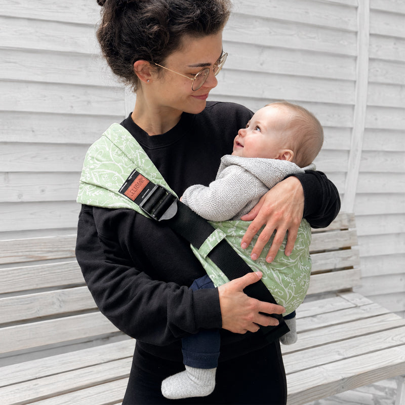 LELIBA Hopper – Hüftsitz Babytrage aus Bio-Baumwolle ab Sitzalter bis 20 kg