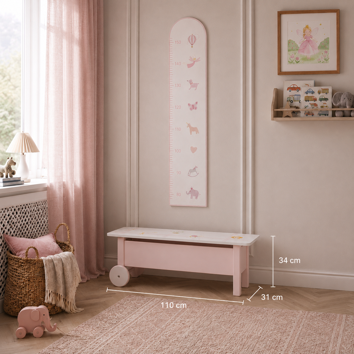 Kinderbank handbemalt - Isle of Dogs Design