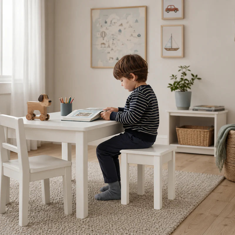 Kinderhocker handbemalt - Isle of Dogs Design