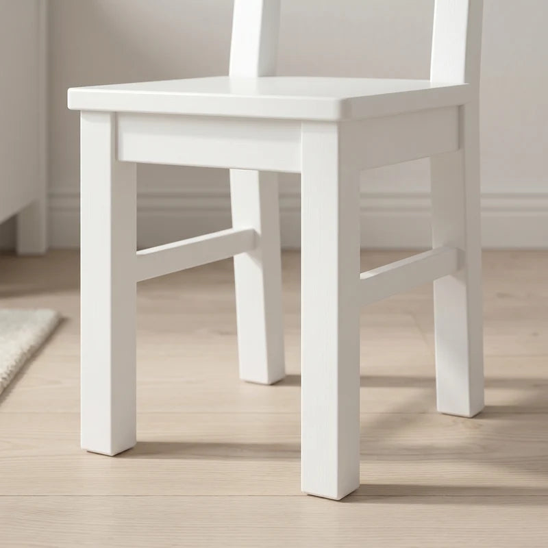Kinderstuhl weiss handbemalt - Isle of Dogs Design