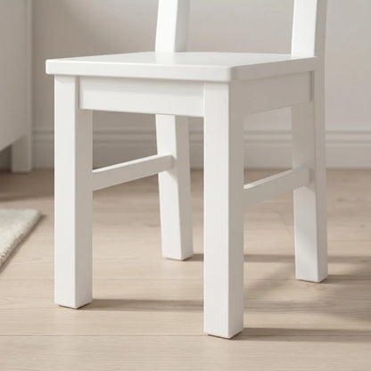 Kinderstuhl weiss handbemalt - Isle of Dogs Design