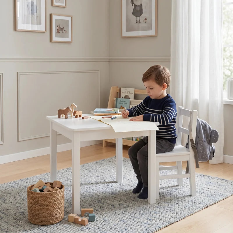 Kindertisch weiss handbemalt - Isle of Dogs Design