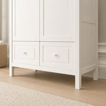 Kleiderschrank 2 Türig handbemalt - Isle of Dogs Design