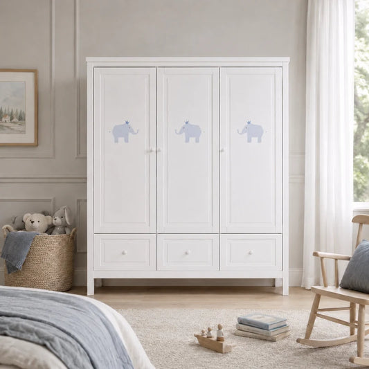 Kleiderschrank handbemalt - Isle of Dogs Design