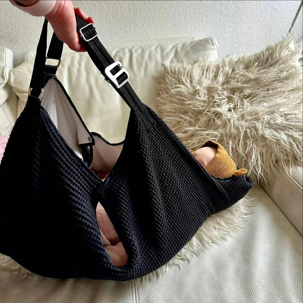 LiveBag Von Schollenberger – Tragehilfe für schlafende Babys | Baby aus der Babyschale nehmen ohne Aufwachen