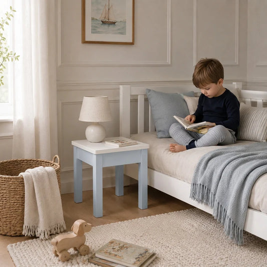 Kindernachttisch handbemalt - Isle of Dogs Design