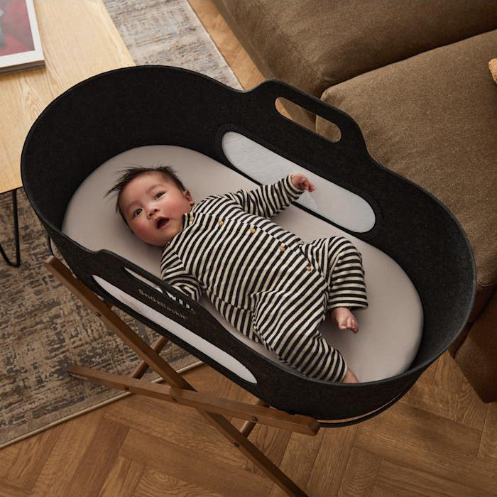 SnüzBaskit Moseskorb Baby Nestchen – Der mobile Schlafplatz für geborgene Babymomente