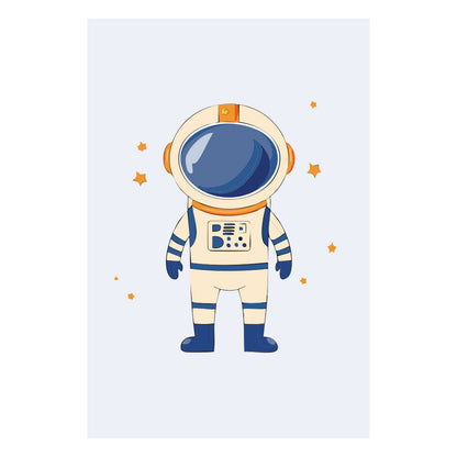 Personalisierbares Weltraum-Abenteuer 3er Poster-Set
