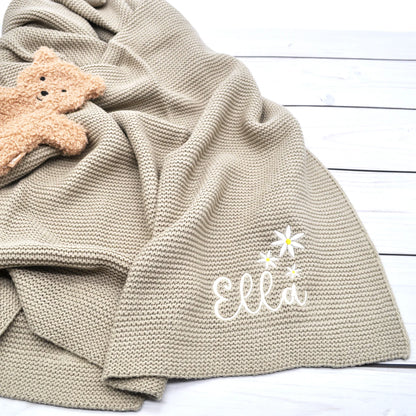 Personalisierte Babydecke