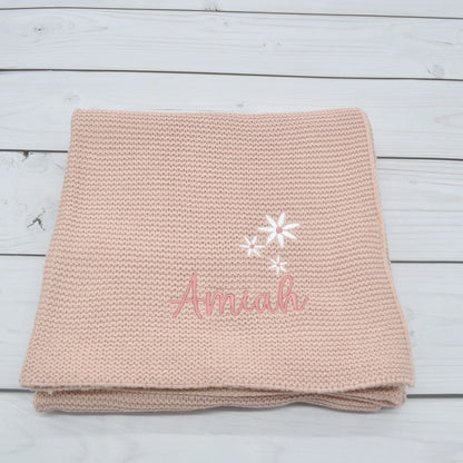 Personalisierte Babydecke