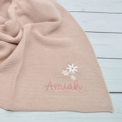 Personalisierte Babydecke