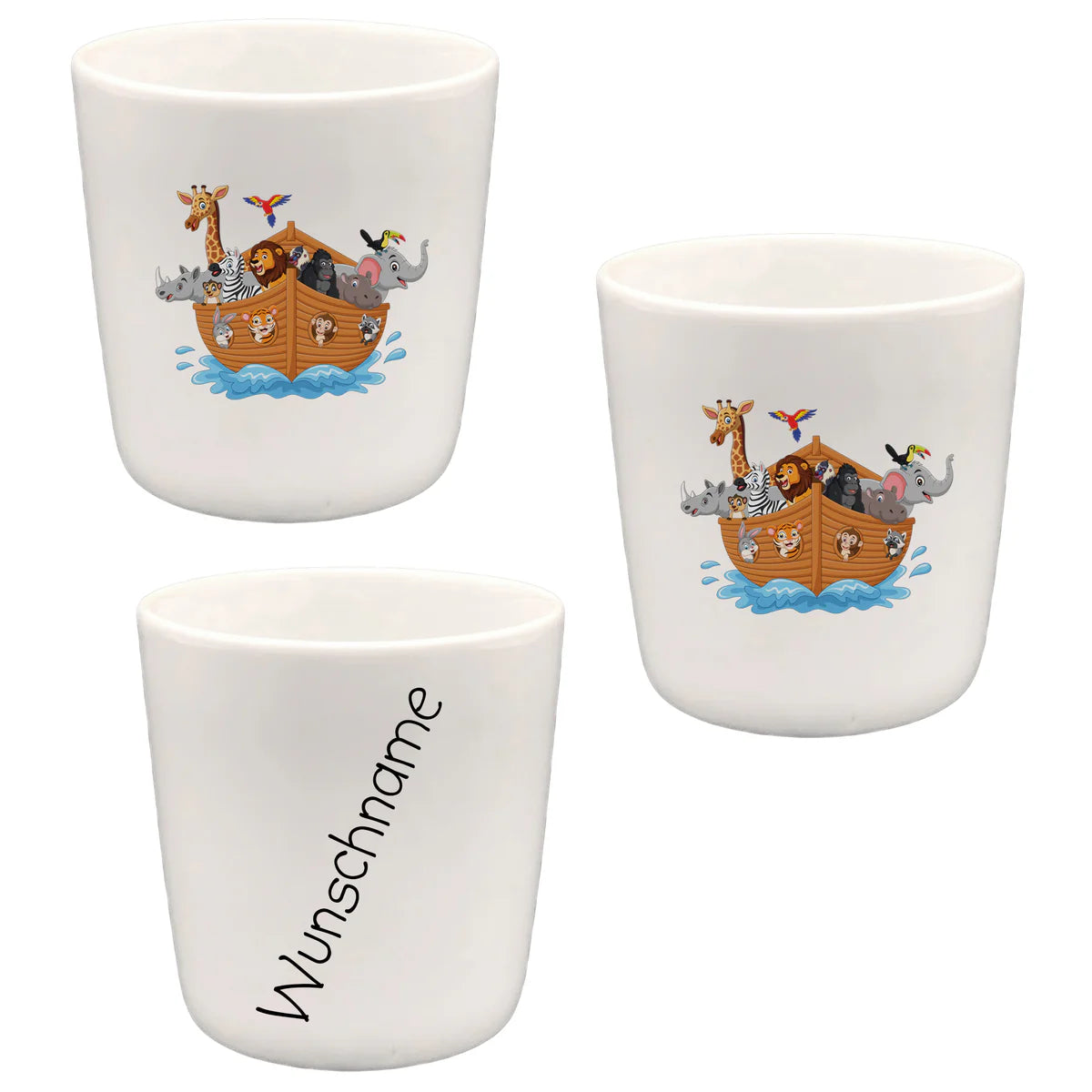 Trinkbecher für Kinder aus Porzellan – mit Namen