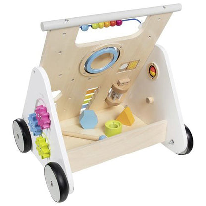 Lauflernwagen KiddyCruiser – Holz Lauflernhilfe & Aktivitäts‑Spielzeug für Babys ab 9 Monaten