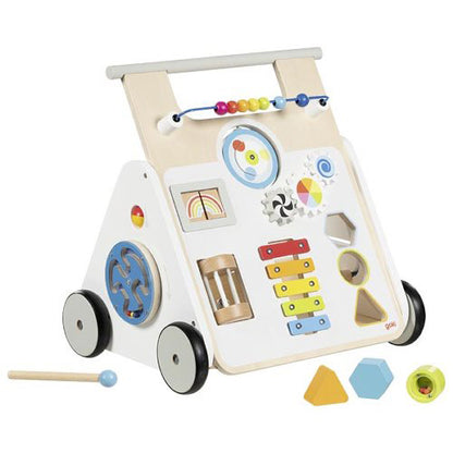 Lauflernwagen KiddyCruiser – Holz Lauflernhilfe & Aktivitäts‑Spielzeug für Babys ab 9 Monaten