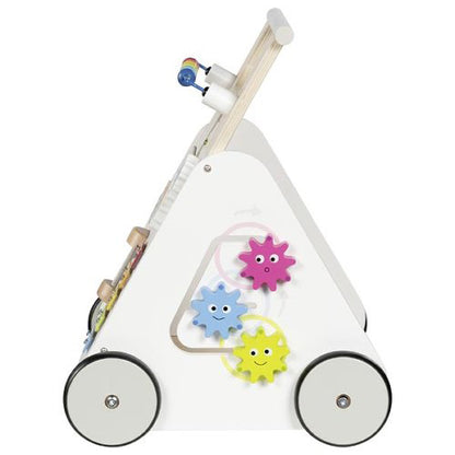 Lauflernwagen KiddyCruiser – Holz Lauflernhilfe & Aktivitäts‑Spielzeug für Babys ab 9 Monaten