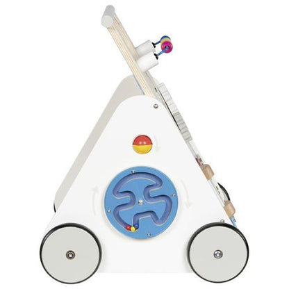 Lauflernwagen KiddyCruiser – Holz Lauflernhilfe & Aktivitäts‑Spielzeug für Babys ab 9 Monaten