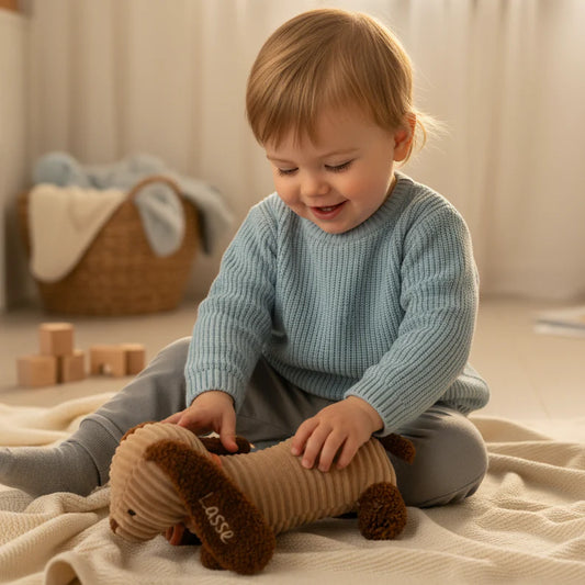 LUMI – Personalisierter Kuschel-Dackel