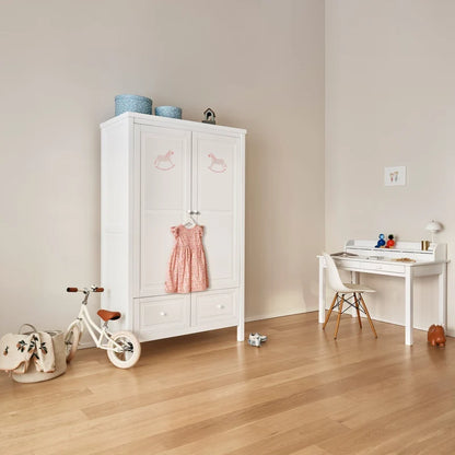 Kleiderschrank 2 Türig handbemalt - Isle of Dogs Design